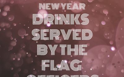 New Years Drinks Served by the Flag officer Monday 1st January 2024