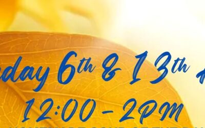 Sunday 6th & 13th April Set Menu – Everyone welcome